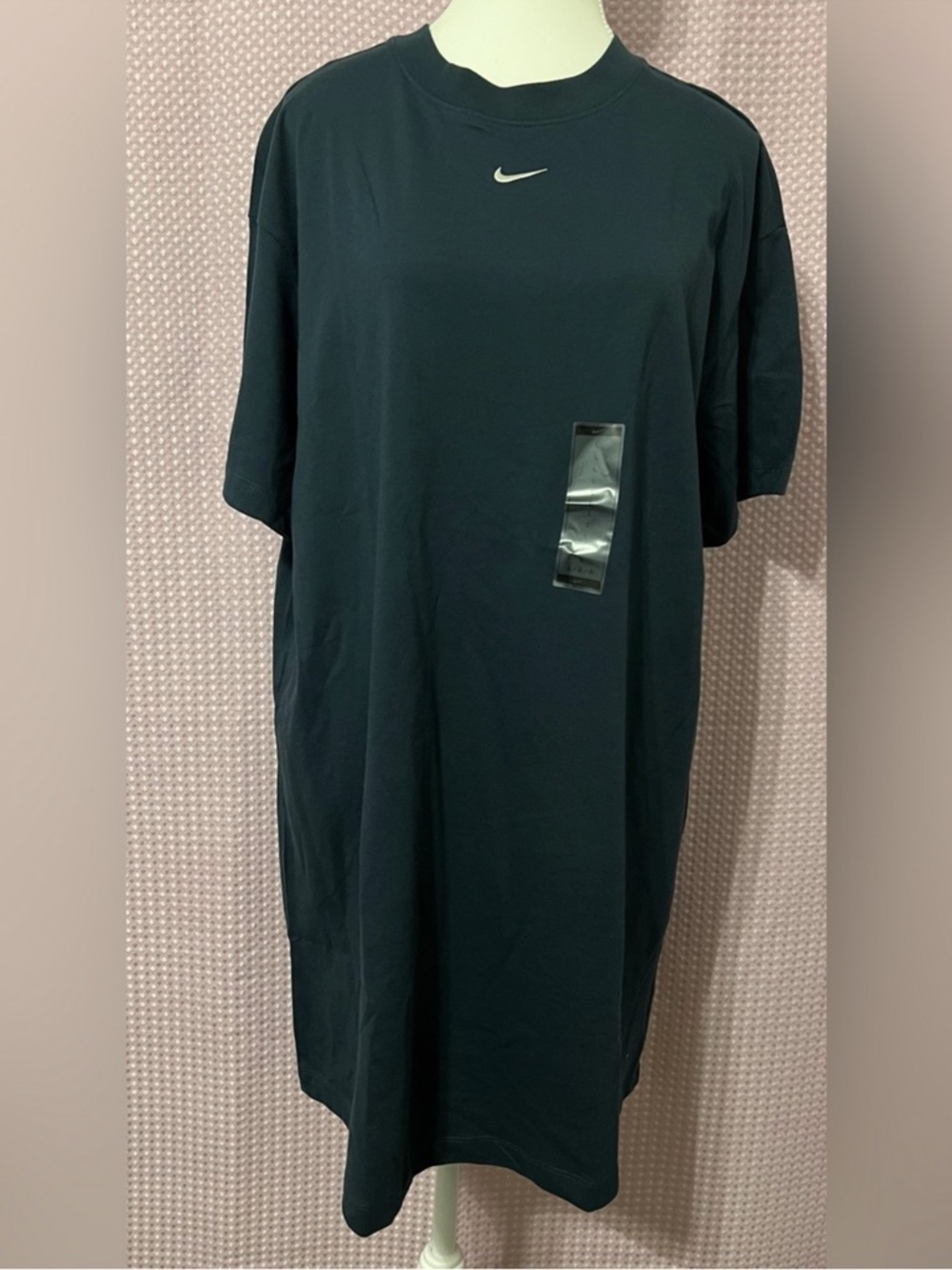 Nike Black Tee with White Swoosh